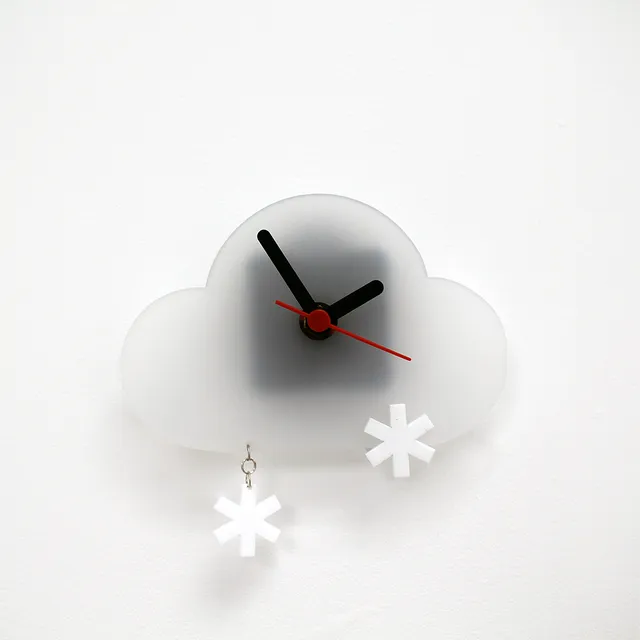 Whatever the Weather Clock - Snow