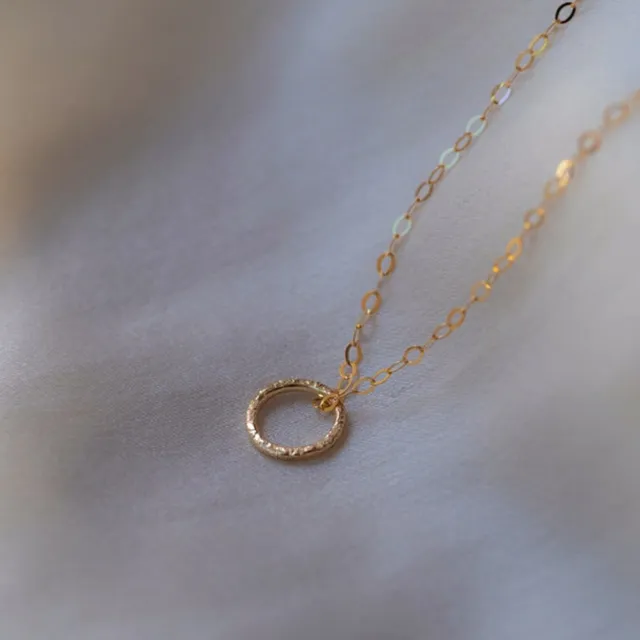 Karma Solid Gold Necklace