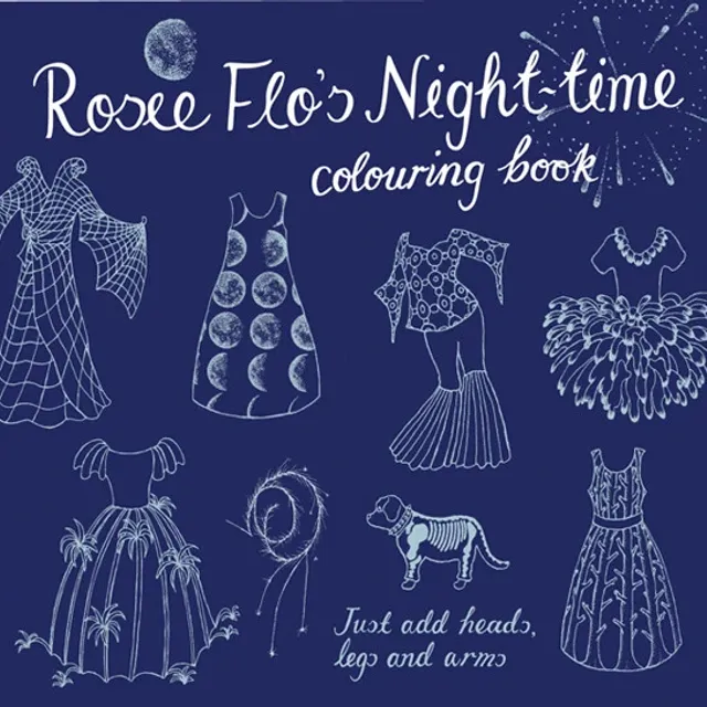 ROSIE FLO'S NIGHT-TIME COLOURING BOOK