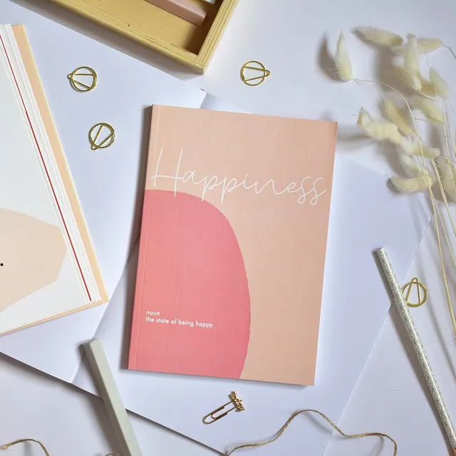 Happiness Journal, pack of 6