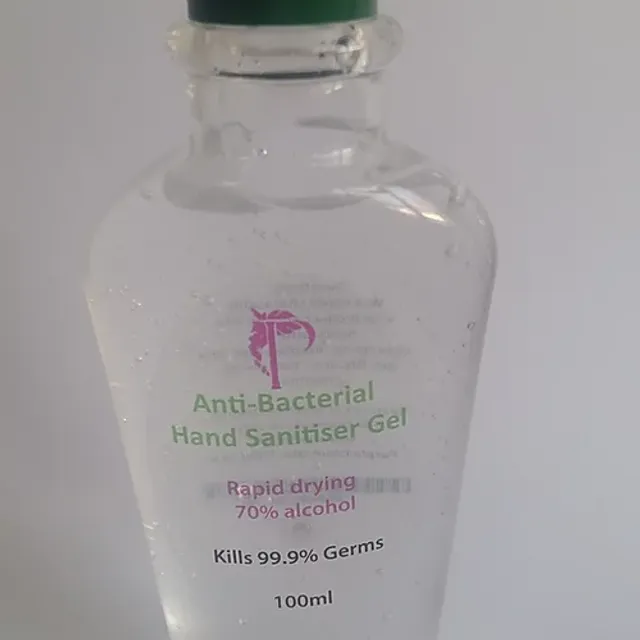 Anti-bacterial hand sanitiser gel 60ml pack of 12