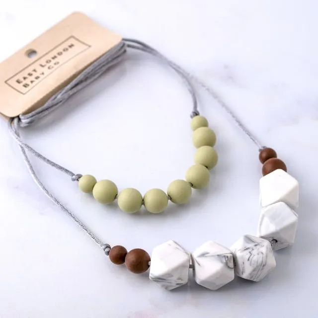 EARTH TEETHING NECKLACE