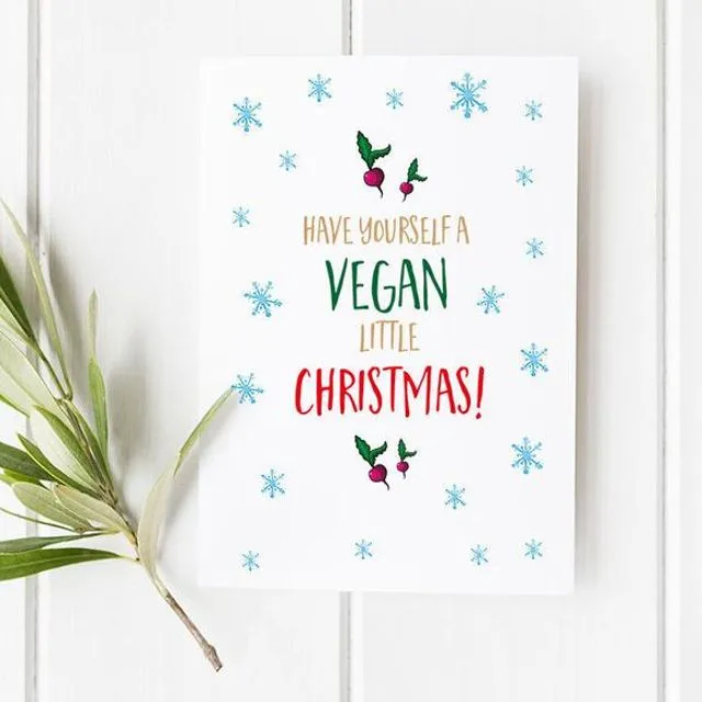 Vegan Little Christmas... Christmas Card