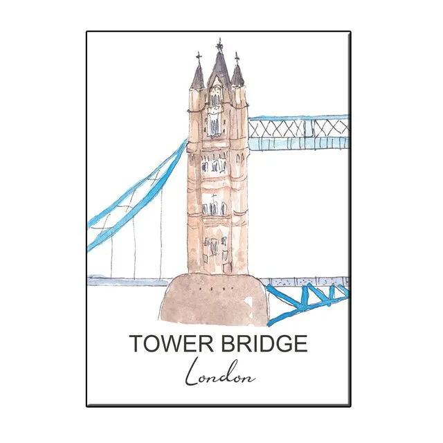 A6 TOWER BRIDGE LONDON GREETING CARD