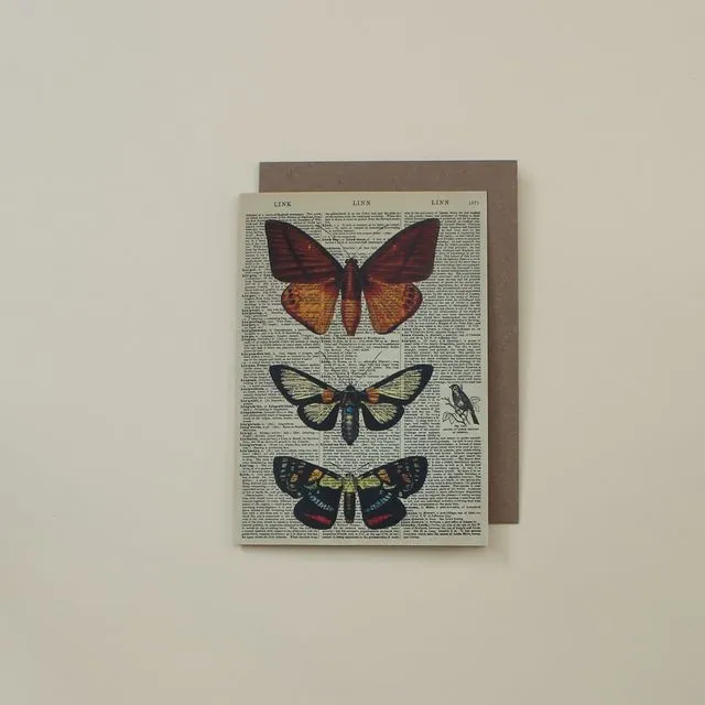 Butterflies Dictionary Art Card (WAC20515)