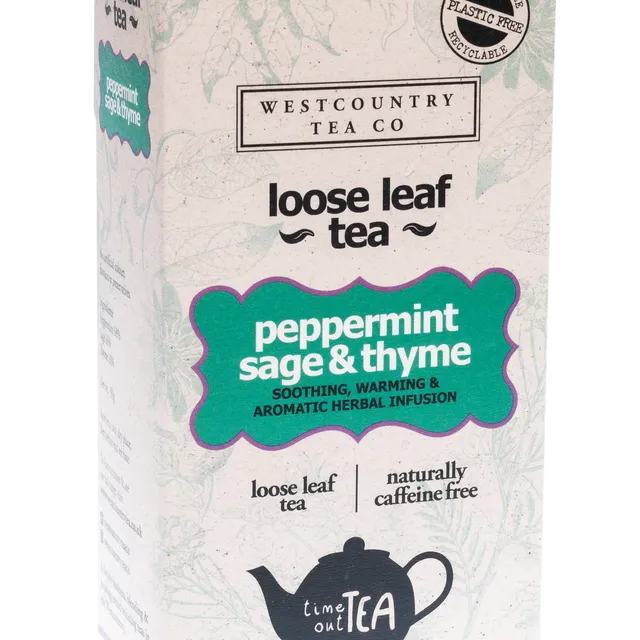Loose Leaf Peppermint, Sage & Thyme Time Out Tea- case of 6