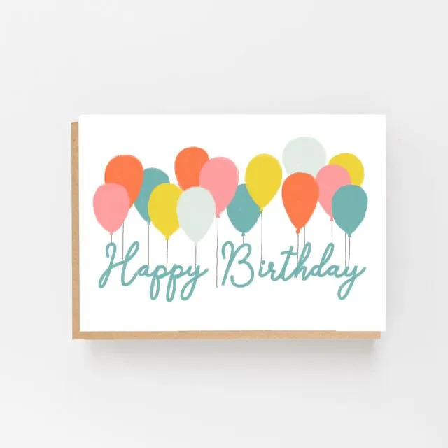 Lomond Paper Co. A6 Card HB Balloons
