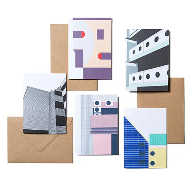 Tokyo Builds Cards boxed set (5-piece pack)