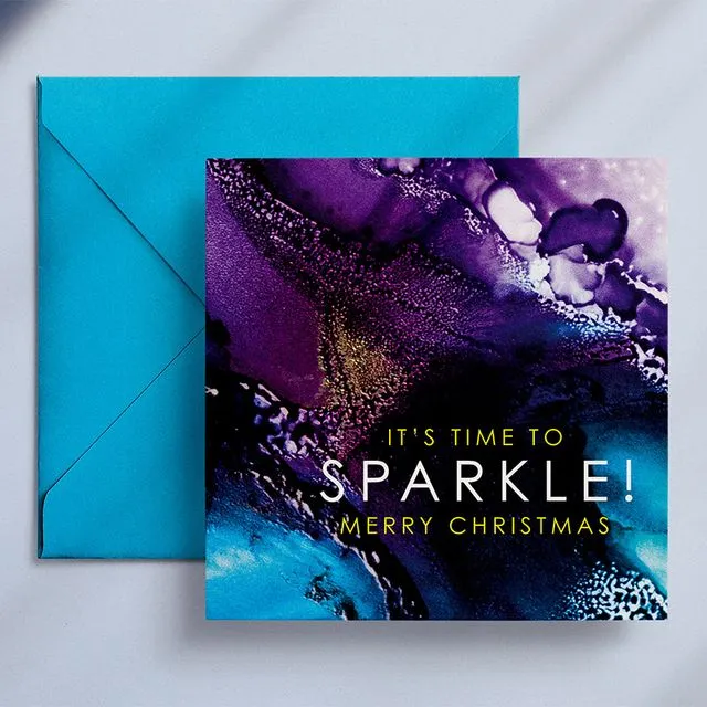 Wendy Bell Designs Card VIBRANT NOTES It's time to sparkle