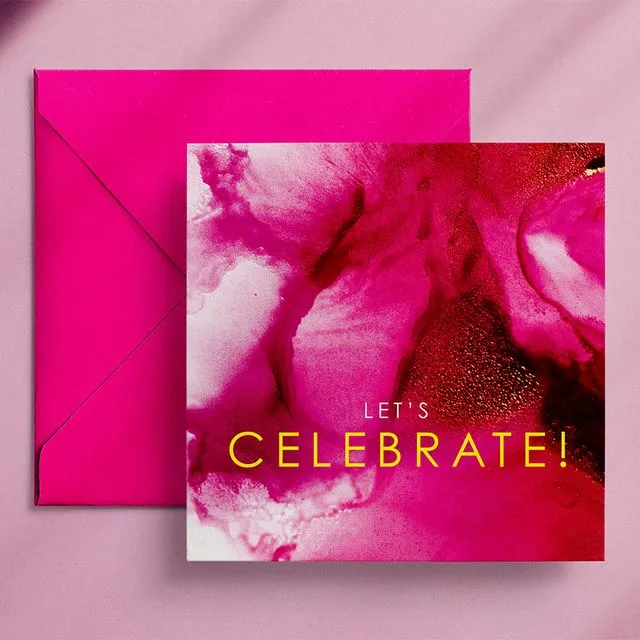 Wendy Bell Designs Card VIBRANT NOTES Let's celebrate