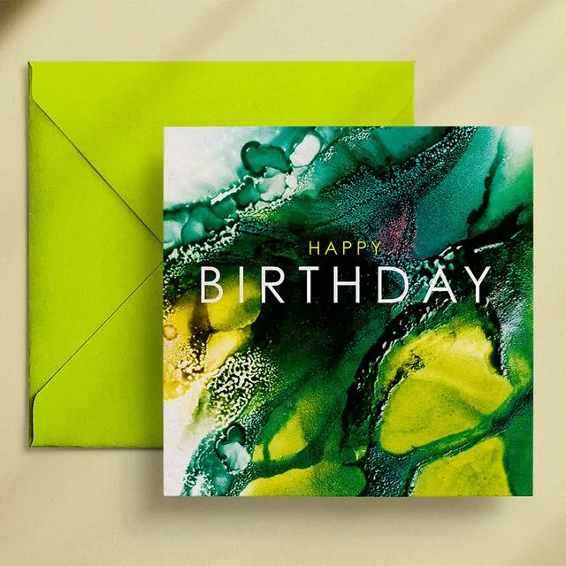 Wendy Bell Designs Card VIBRANT NOTES Happy Birthday