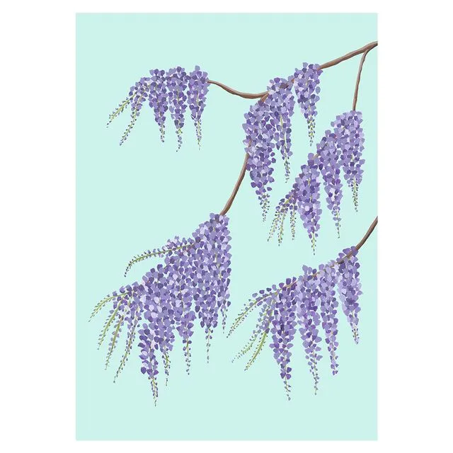 WISTERIA Greeting Cards, pack of 6