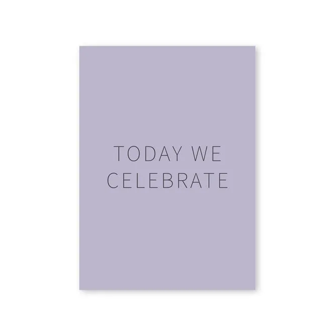Happy Wine Cards - Today we celebrate