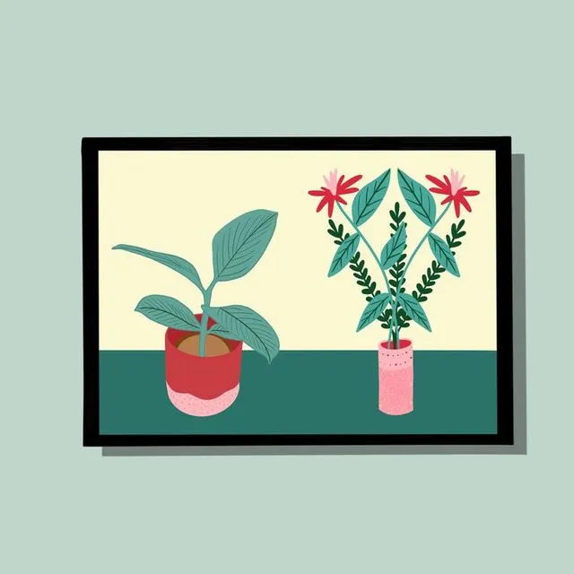 Plants - A4 wall art print