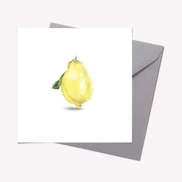 Organic Collection: LEMON CARD - pack of 6
