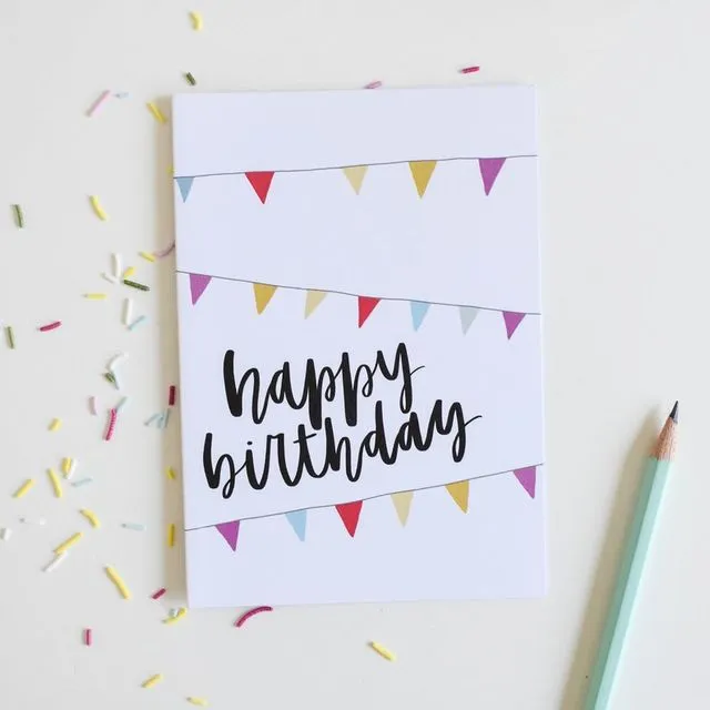A6 Greeting Cards - Happy Birthday