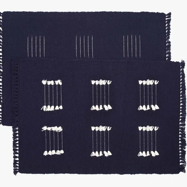 Meghna Ribbed Placemats (Pair)