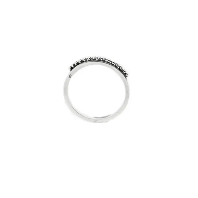 SILVER ORB RING