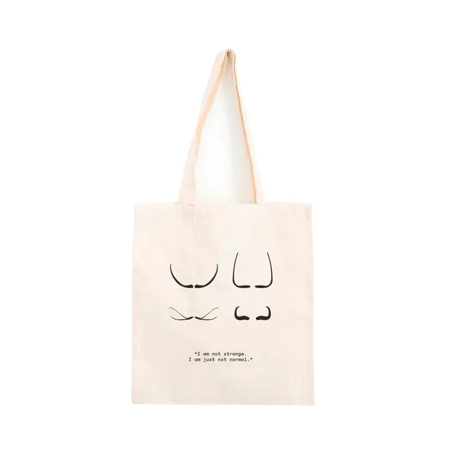 Mustaches Tote Bag, pack of 5