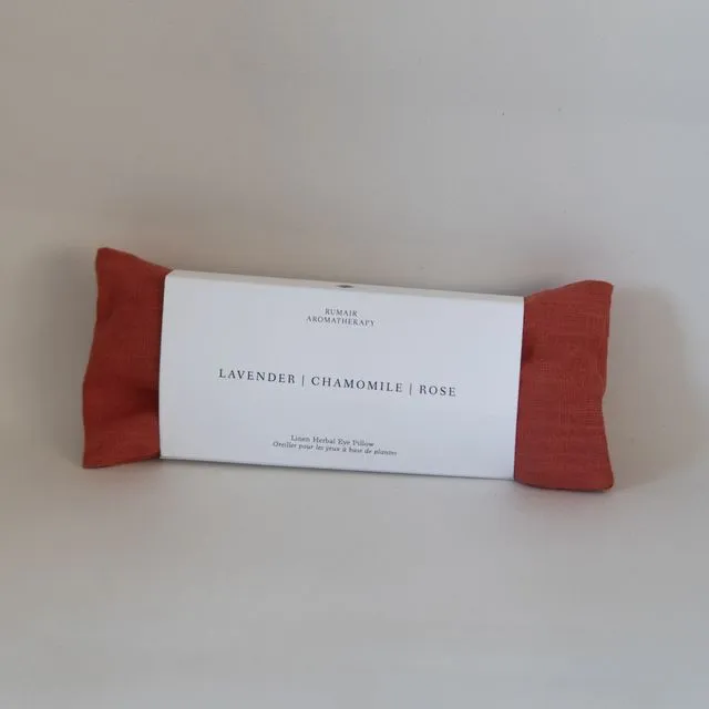 Linen Herbal Eye Pillow - Terracotta