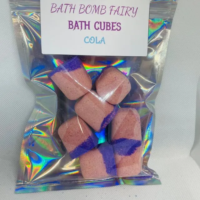 Cola bath cubes
