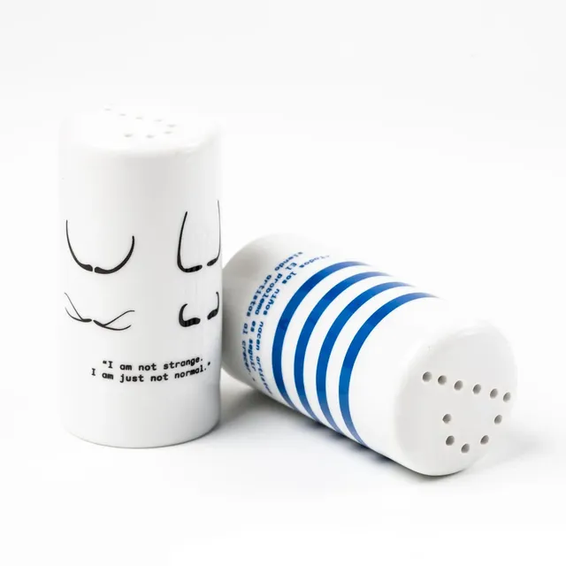 Mustaches and Stripes Salt and Pepper Shaker, pack of 3
