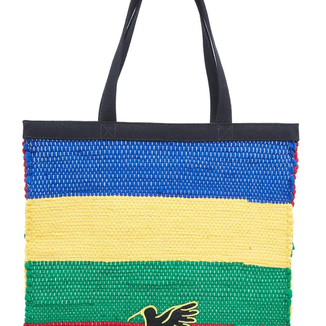 Frevo Cida Fabric Shopper Bag - Yellow Hummingbird