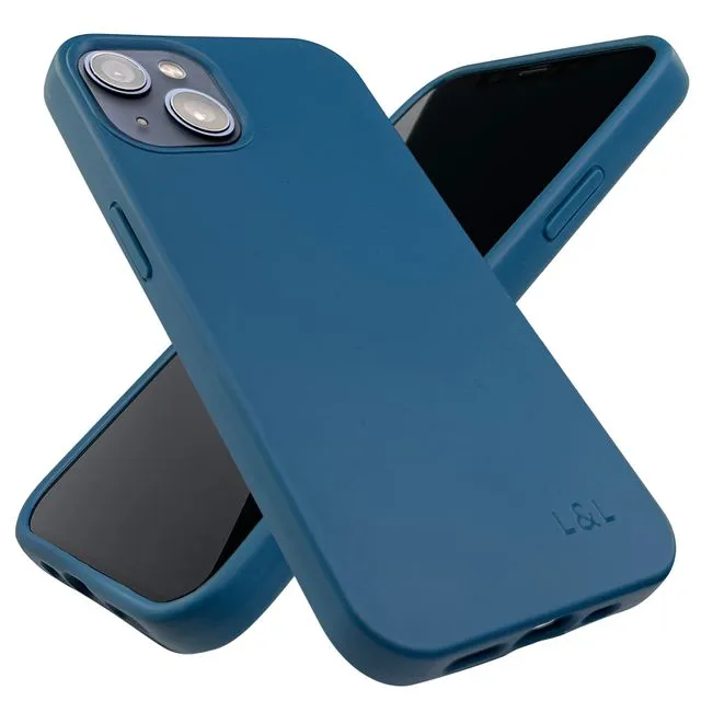 Loam &amp; Lore SimplyEco Biodegradable iPhone 13 Case - Deep Blue
