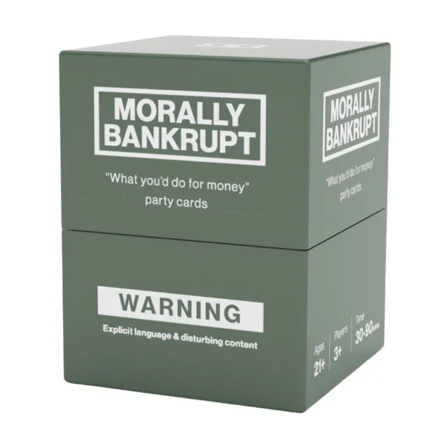 Morally Bankrupt Adult Card Game: 75 bundle