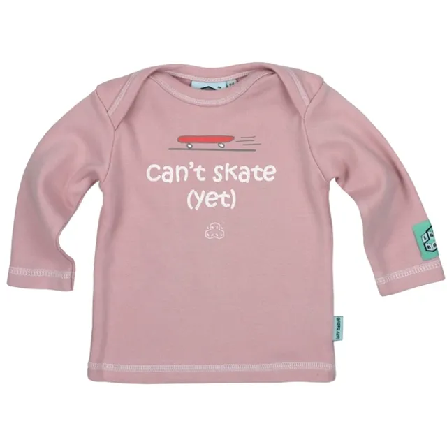 Newborn gift for Skateboarder - pink Can't skate yet