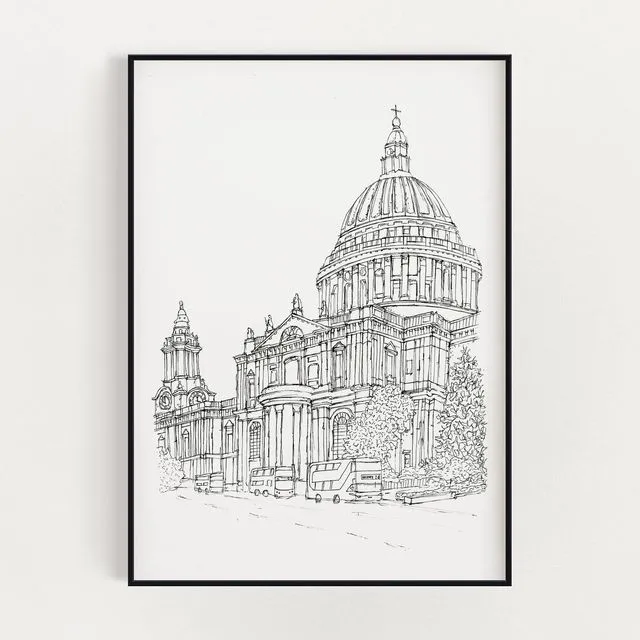London Prints:  St. Paul's Cathedral