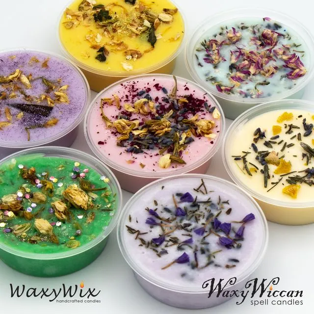 WaxyWiccan wax melt spells - 60 ml - set of 7 spells