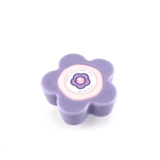 PEONY+LAVENDER FLOWER CANDLE