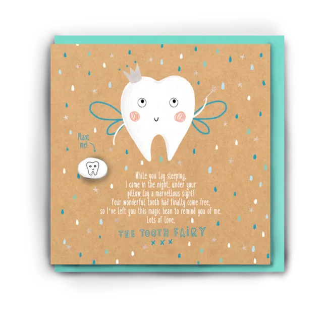 BOYS MAGICAL TOOTH FAIRY LETTER pack of 6