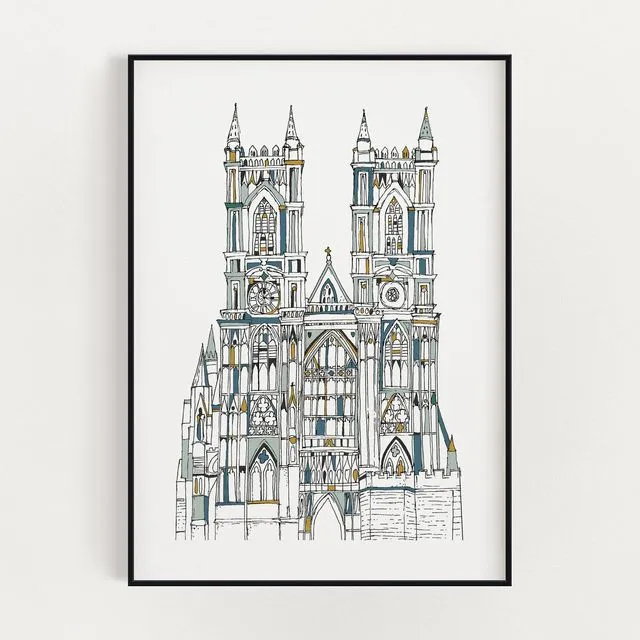 London Prints:  Westminster Abbey