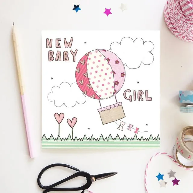 Flossy Teacake Baby Girl Card