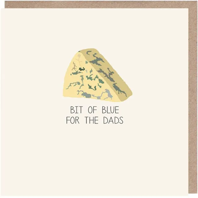 Bit of Blue For The Dads Card