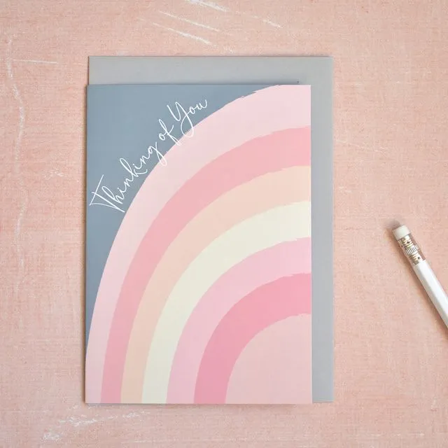 Thinking of You Rainbow Card - pack of 6