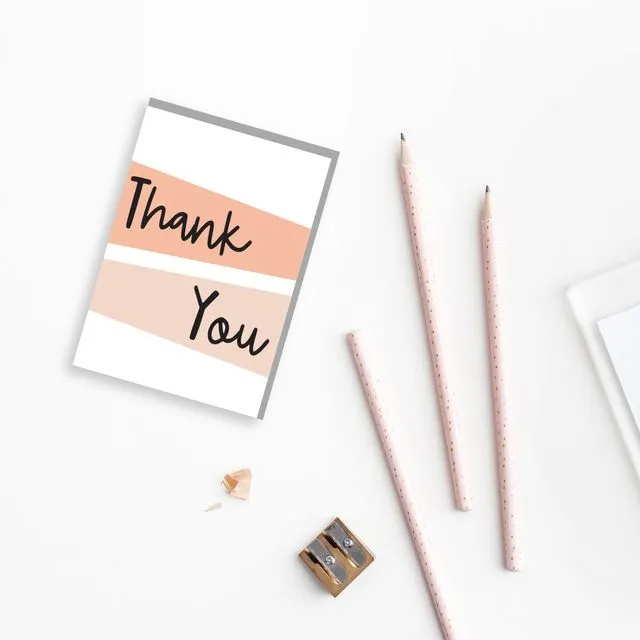 Thank You Card - pack of 6