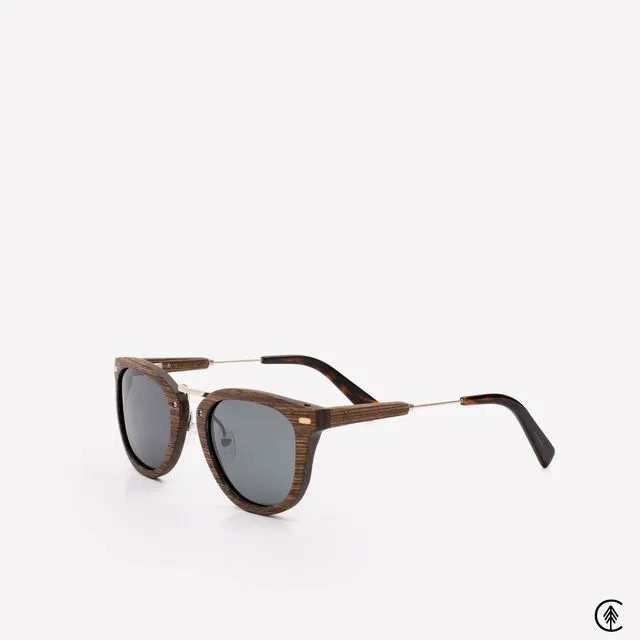 Wooden Sunglasses | Tofino | Classic Black Lens