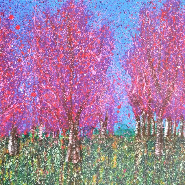 Cherry Orchard A3 Print