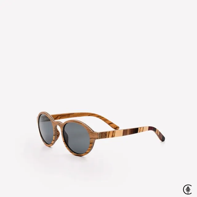 Wooden Sunglasses | Lagos | Classic Black Lens