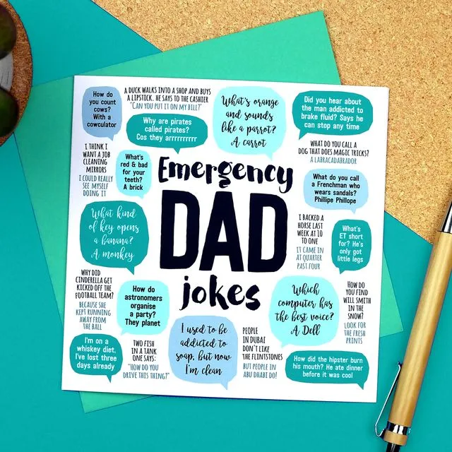 Emergency Dad Jokes® Card