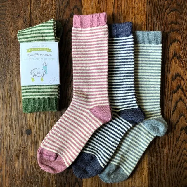 Alpaca Socks Starter Pack, just to put your toe in the water!
