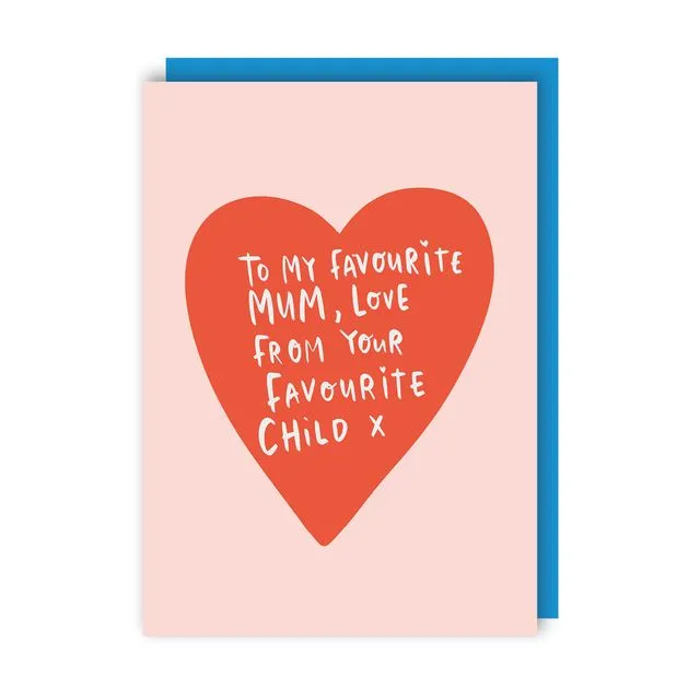 Fave Child Mother's Day Card pack of 6