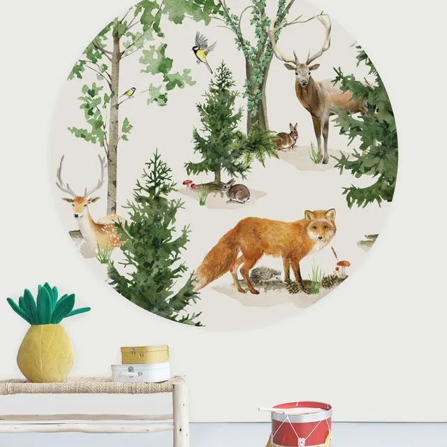 Creative Lab Amsterdam Forest Life Wallpaper Circle