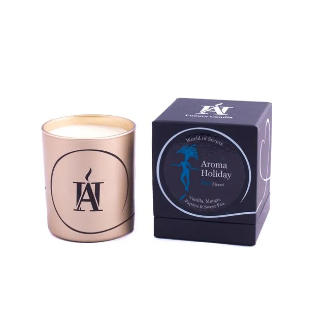 Luxury RIO Sweet Scented Candle by Aroma Holiday