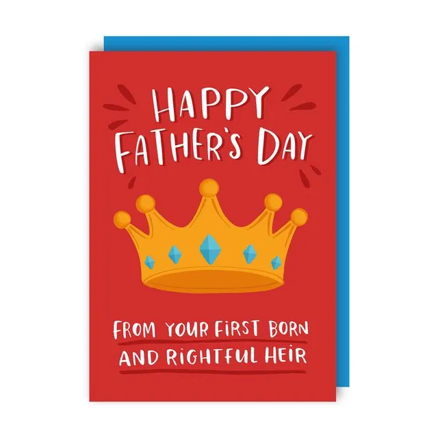 Rightful Heir Father's Day Card pack of 6