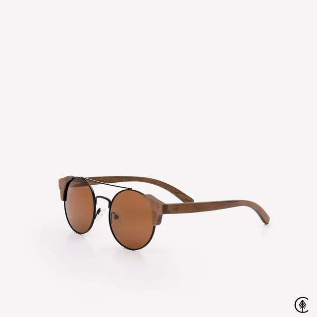 Wooden Sunglasses | Nazaré | Vintage Brown Lens