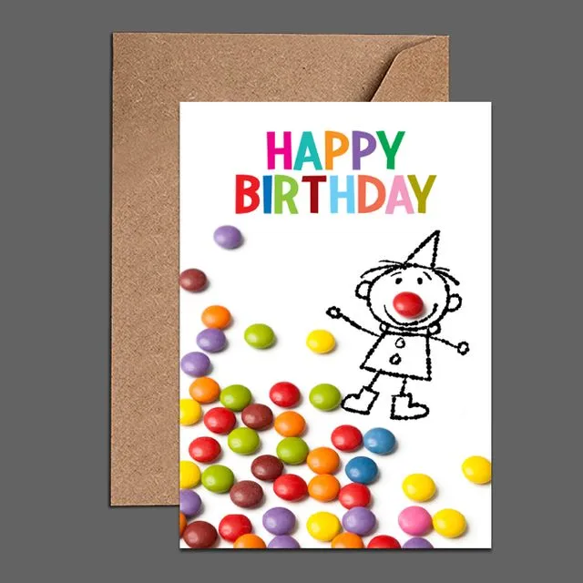 Birthday Card - Smarties Kids Birthday Card (WAC18128)